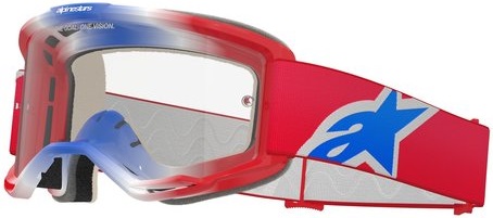 Alpinestars Vision 5 Corp Crossglasögon Röd/Vit/Blå