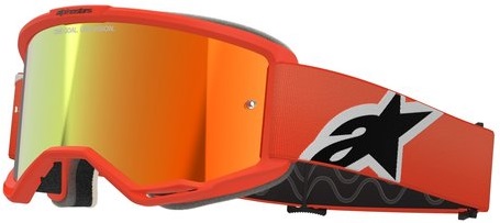 Alpinestars Vision 5 Corp Crossglasögon Orange/Rödspegel