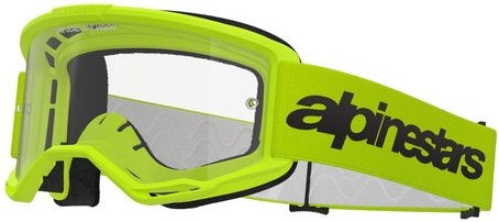 Alpinestars Vision 3 Wordmark Crossglasögon Fluo-Gul
