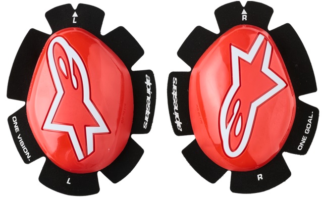 Alpinestars GP Plus Knäpuckar Röd/Vit