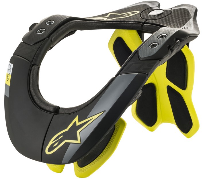 Alpinestars BNS Tech-2 Svart/Gul