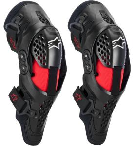 Alpinestars SX-1 Plasma Knäskydd Svart/Röd