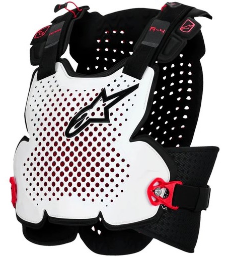 Alpinestars A-4 Plasma Bröstskydd Vit