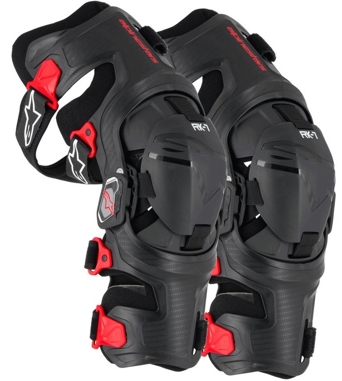 Alpinestars RK-7 Plasma Knästöd Svart/Röd