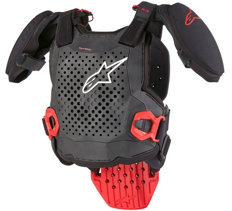 Alpinestars A-5 S Barn Bröstskydd Svart/Röd
