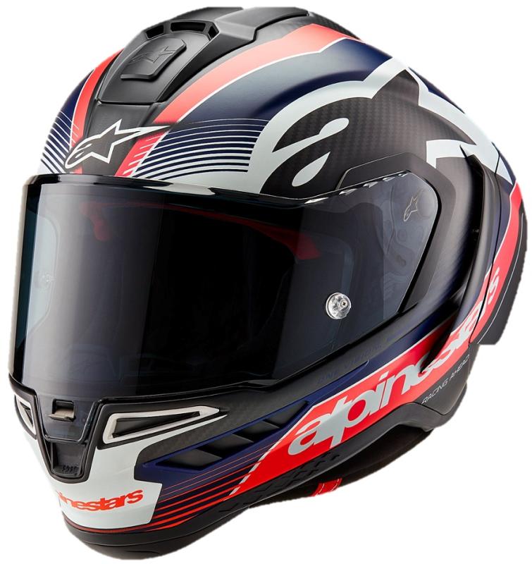 Alpinestars Supertech R10 Team Hjälm Svart/Carbon/Blå/Vit
