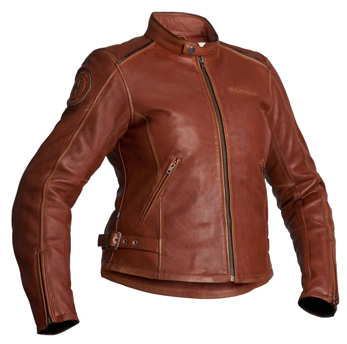 Halvarssons Nyvall Dam Skinnjacka Brun