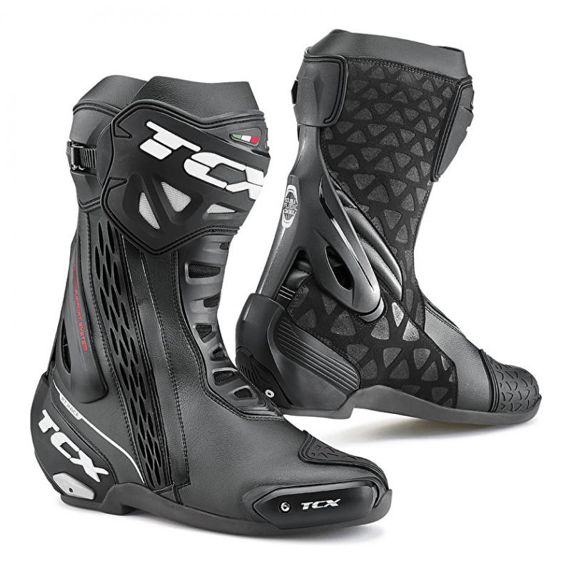 MC stövlar sport Hos Sveriges Bästa MCbutik | OneBike.se Dainese Axial D1 Air Stövel SvartFluo Röd | MC Stövlar Sp