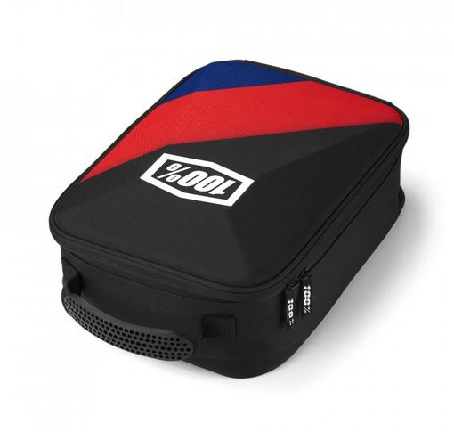 100% Cornerstone Glasögonväska Svart/Röd/Blå