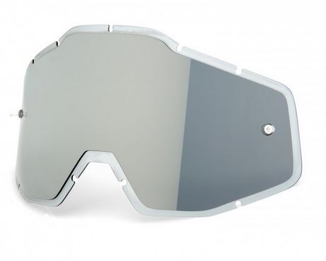 100% Injected Flash Siktskiva Silverspegel