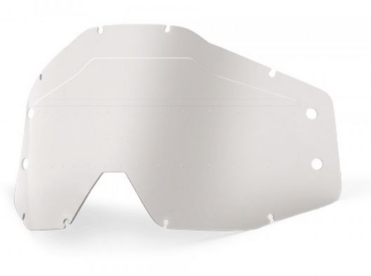 100% Barn Accuri Forecast (Roll-Off System) Siktskiva Sonic Bumps - w/mud Klar