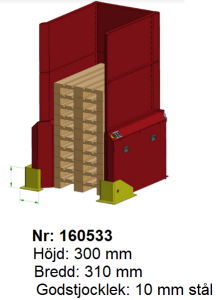 Palomat Påkörningsskydd bredd 310 mm