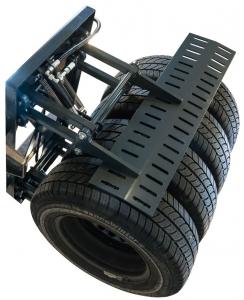 Klämaggregat Däck för personbilar och lätta transportbilar för 24V staplare