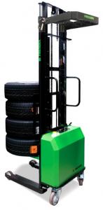 Frendix Manuell Däckstaplare, 5 nivåer, med skyddstak