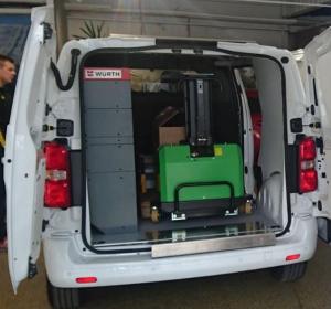 Justerbar körplåt bredd 1000 mm en förlängning av lastgolvet