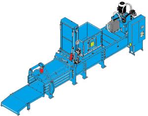 Kanalpress för industriellt bruk.