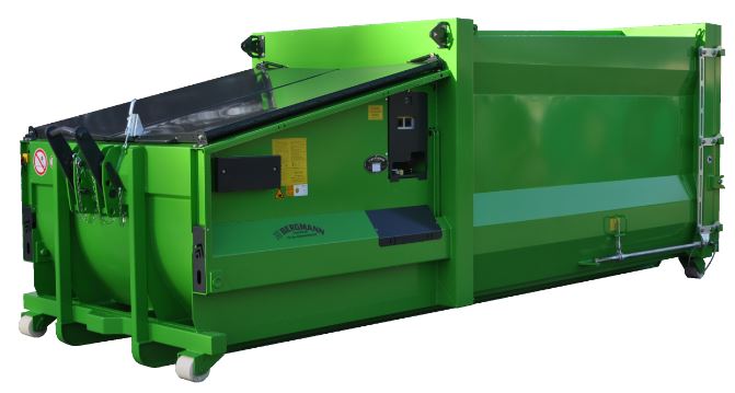 SveLog Komprmator med själrensade pressplatta för att undvika driftstopp