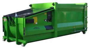 SveLog Komprmator med själrensade pressplatta för att undvika driftstopp