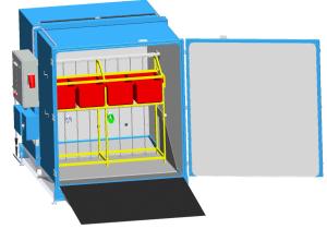 Insats för 4 st 42 liters San Sac boxar som passar i  SveLog Kärltvätt.