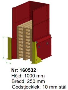 Palomat Påkörningsskydd 1000 mm högt