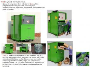 SveLog Säckkomprimator