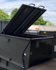 Uppbyggd tratt för lastning från kaj