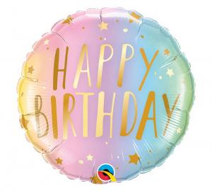 Happy Birthday stjärnor födelsedags folieballong