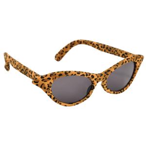 Roliga leopard solglasögon i plast