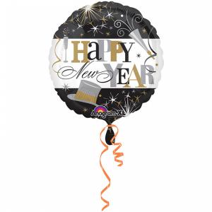 Happy new year folieballong (Standard)