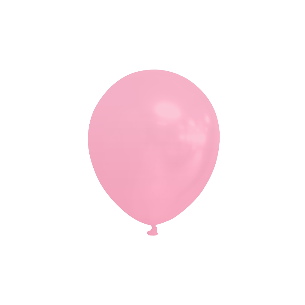 Ljusrosa Mini Latexballonger 100-pack