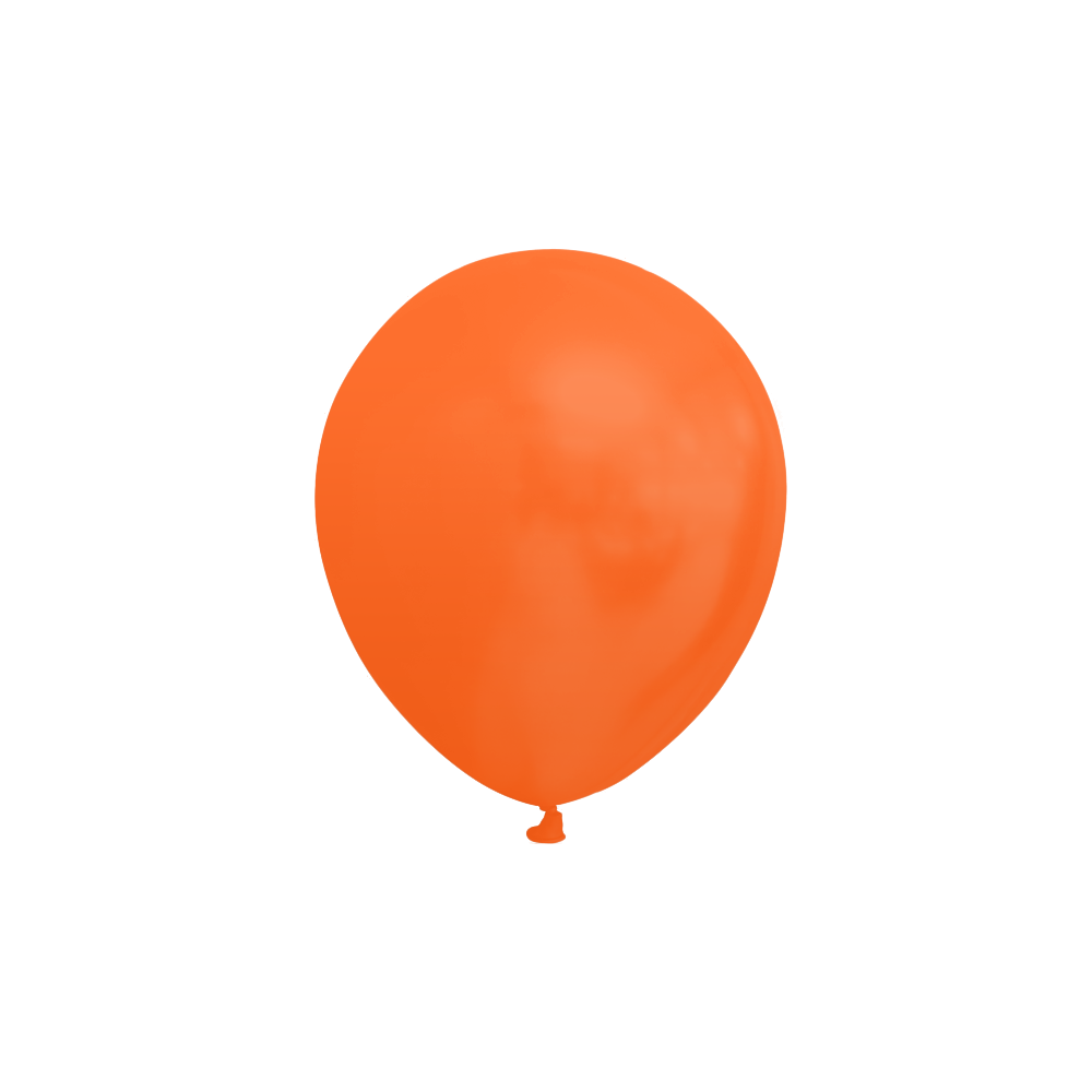 Orange Mini Latexballonger 100-pack