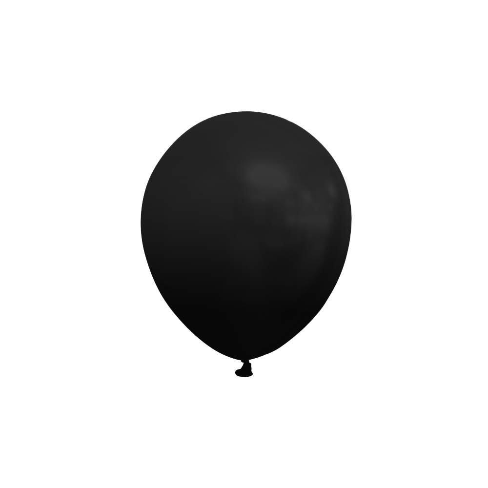 Svarta Mini Latexballonger 100-pack
