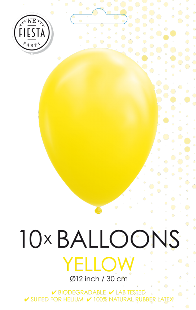 Latex ballonger Gul