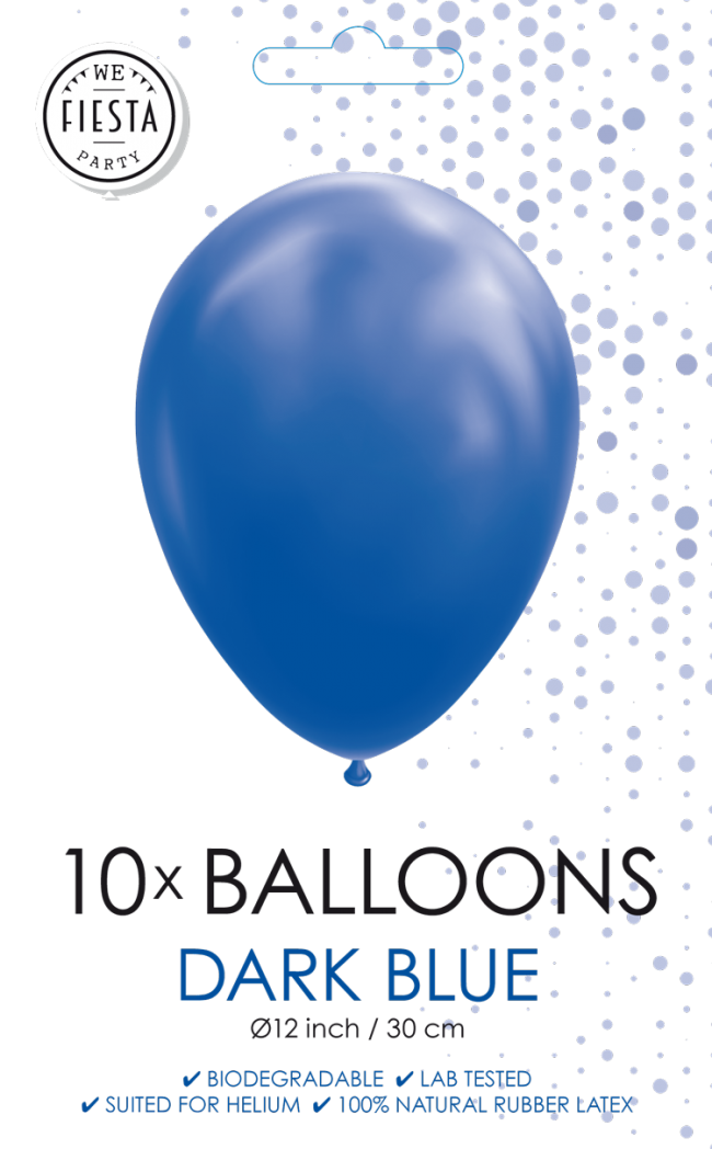 Latex ballonger Mörkblå