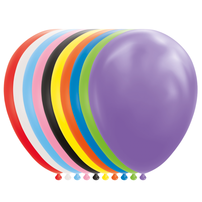 Latex ballonger Blandade Färger 10-pack