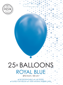 Latexballonger Royal Blue 25-pack
