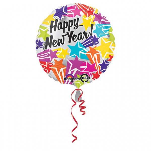 Happy new year folieballong
