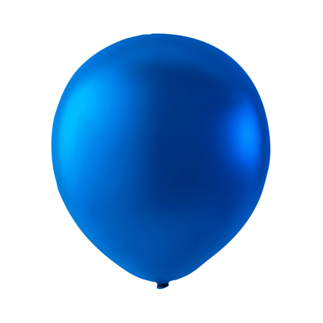 Pärlemor latexballong blå 30cm