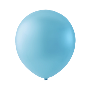 Latexballong ljusblå 30cm
