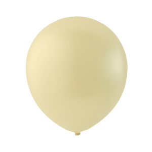 Pärlemor latexballong vaniljgul 30cm