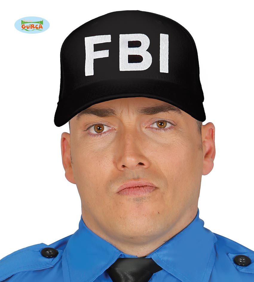Svart FBI hatt