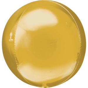 Guld Orbz Heliumballong