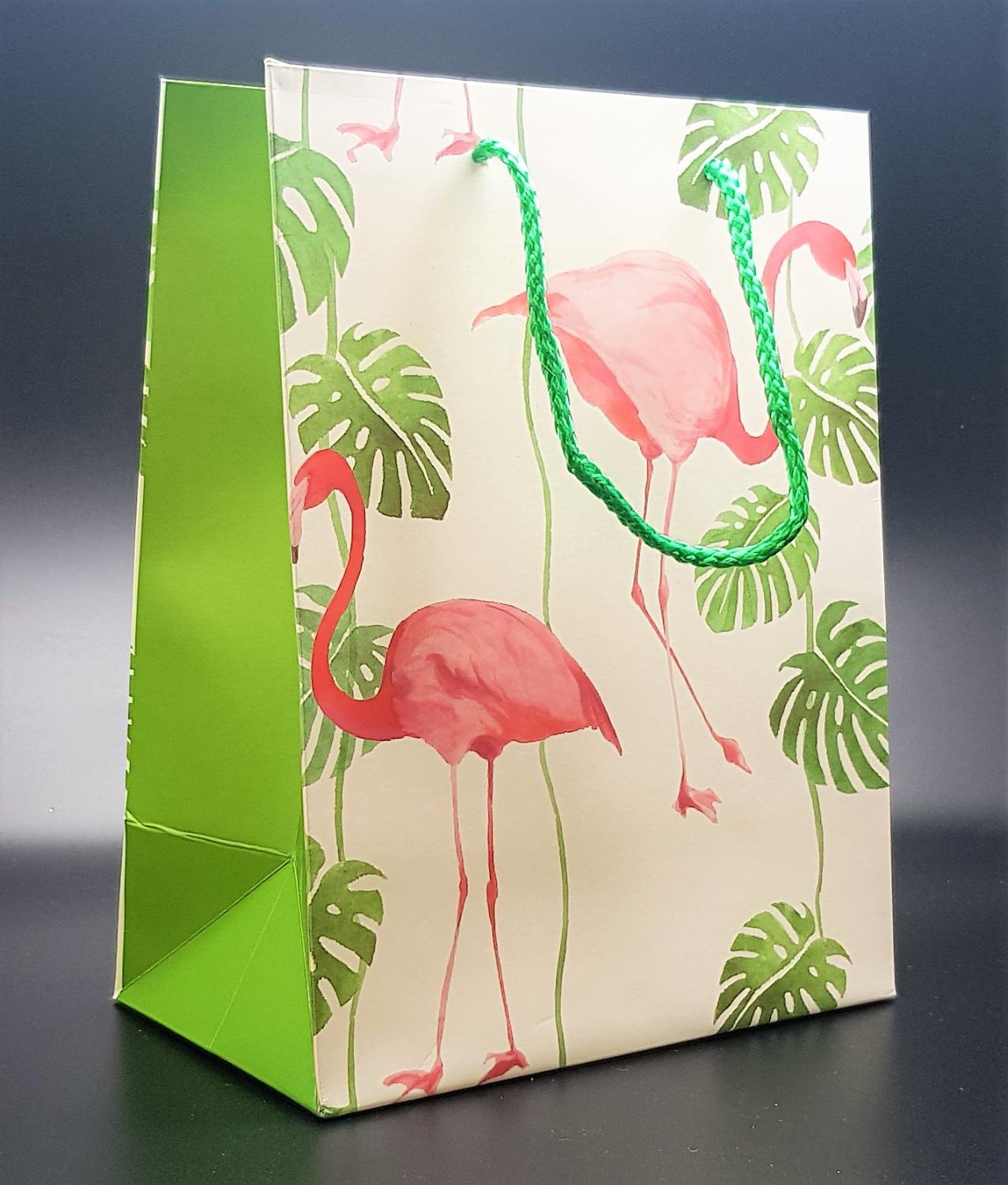 Presentpåse Flamingo search (medium size)