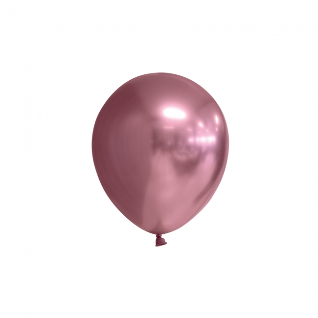 Latex miniballonger Chrome Rosa 100-pack