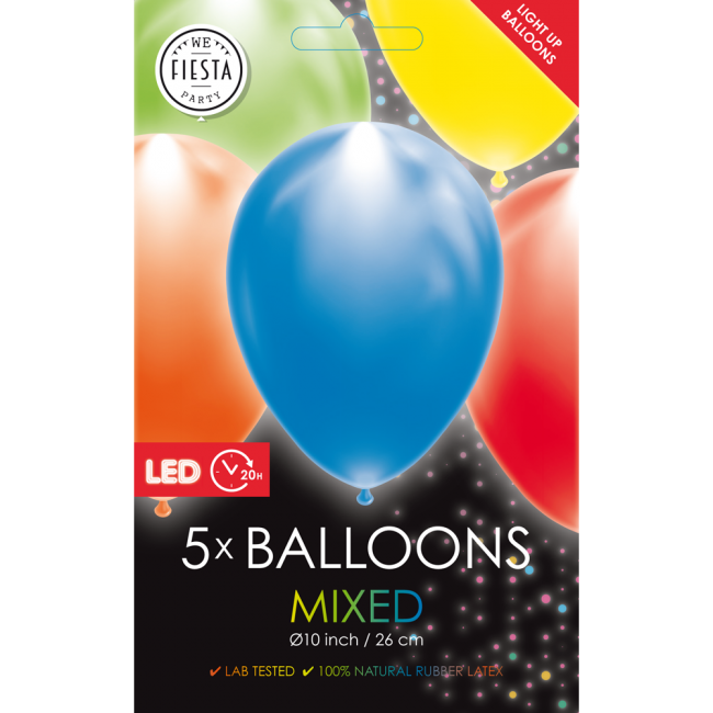 LED Ballonger Mix 12"