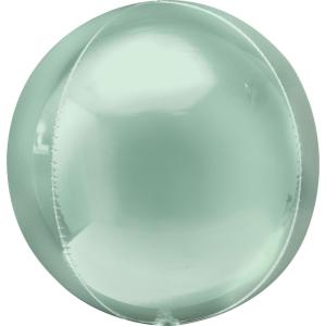 Mintgrön Orbz Heliumballong