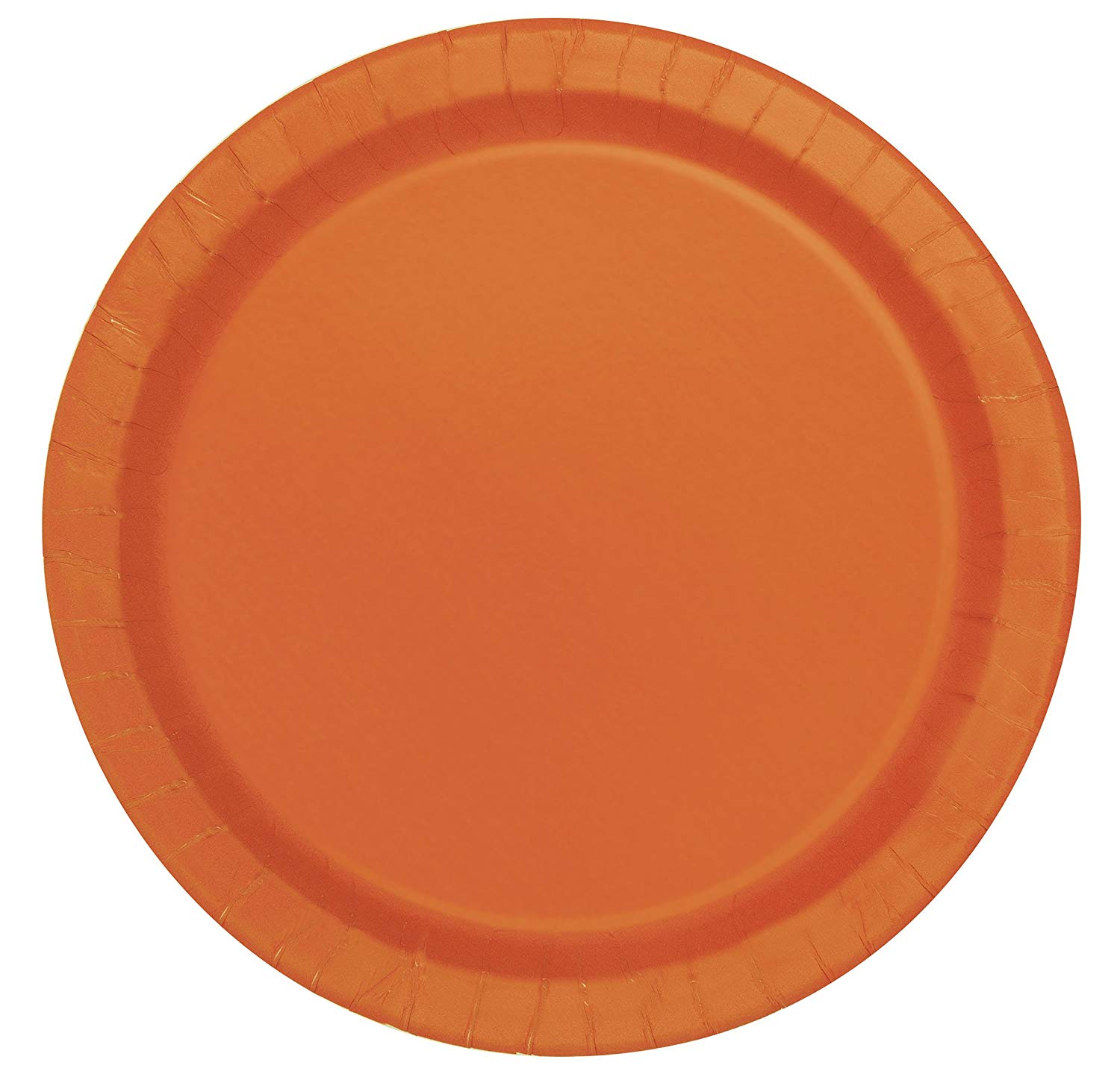 Papperstallrik Orange 18cm 20-pack