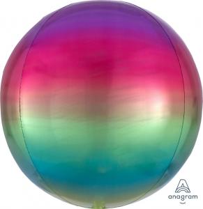 Ombre Regnbåge Orbz XL helium ballong