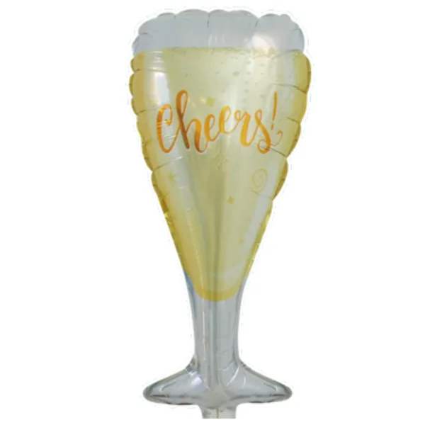 Cheers Champagneglas Folieballong 33"