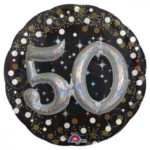 Heliumballong Födelsedag 50år 3D